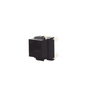 Conector Jack Estilo 110 (de Impacto), Tipo Keystone, Categor?a 5e, de 8 Posiciones y 8 Cables, Color Negro