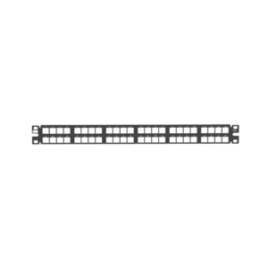 Panel de Parcheo Modular de Alta Densidad, Keystone (Sin Conectores), Identificaci?n con Etiqueta Adhesiva, de 48 Puertos en 1 UR