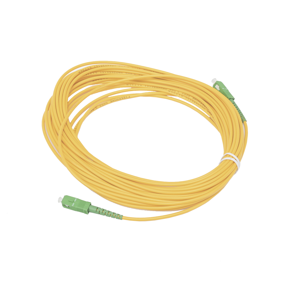 OFCSC_APCSC_APCS3010-l.png Jumper de Fibra ?ptica Simplex, Monomodo, con Conectores SC/APC-SC/APC, 10 Metros (32.81 Pies) - Image 1