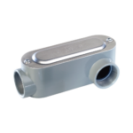 Caja Oval Roscada tipo LL de 1/2" (12.7 mm) / Incluye tapa y tornillos.