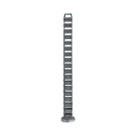 Organizador de Cables Vertical Articulado, Ideal para Llevar los Cables del Piso a Mesa o a la Cubierta del Escritorio de Manera Segura