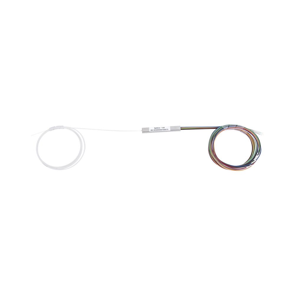 Splitter (Divisor ?ptico) Tipo PLC, de 1x8, para Fusi?n (Sin Conectores)