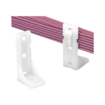 Sujetador-Separador Pan-Post de Nylon 6.6, Para Fijación de Mazos de Cables con Cinchos, Uso Interior, Color Natural, 1 Pieza