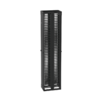 Organizador Vertical PatchRunner™, Doble (Frontal y Posterior), Para Rack Abierto de 45 Unidades, 12in de Ancho, Color Negro - Image 3