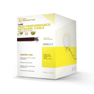 Cable Cat5e de Alto Rendimiento Certificaciones ETL, UL, de 152.5 Metros (500 Pies) de Color Blanco, para Aplicaciones en Video Vigilancia, Redes de Datos. Uso Interior.