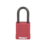 Candado de Bloqueo LOTO de Seguridad Dieléctrico, Con Llave Única, Diámetro de 6.5 mm, Color Rojo - Image 4