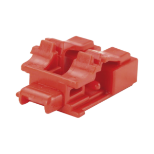 Kit de 10 Dispositivos para Bloquear Puertos de Fibra ?ptica LC Duplex, Color Rojo, Incluye Llave de Extracci?n