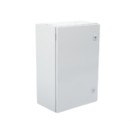 Gabinete de Acero IP66 Uso en Intemperie (400 x 600 x 250 mm) con Placa Trasera Interior Metálica y Compuerta Inferior Atornillable (Incluye Chapa y Llave T). - Image 3