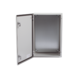 Gabinete de Acero IP66 Uso en Intemperie (400 x 600 x 250 mm) con Placa Trasera Interior Metálica y Compuerta Inferior Atornillable (Incluye Chapa y Llave T). - Image 5