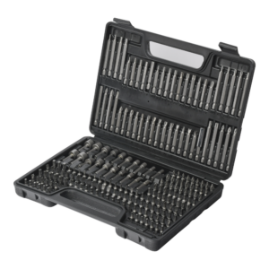 Juego de 208 Puntas para Taladro Entrada Hexagonal 1/4". Incluye Estuche.