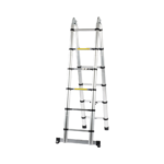 Escalera Telescópica de Aluminio Tipo Tijera de 1.9 + 1.9 Metros de Altura - Image 4