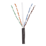 Bobina de Cable UTP de 4 Pares, PanNet, Para Exterior con Gel, Cat6 (23 AWG), Industrial para Climas Extremos, Color Negro, 305 Metros (1000 Pies) - Image 2