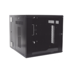 Gabinete PanZone de Montaje en Pared, de 19in, Puerta con Ventana de Seguridad, 12 UR, 762mm de Profundidad, Color Negro - Image 3