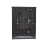 Gabinete PanZone de Montaje en Pared, de 19in, Puerta con Ventana de Seguridad, 18 UR, 635mm de Profundidad, Color Negro - Image 2