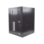 Gabinete PanZone de Montaje en Pared, de 19in, Puerta con Ventana de Seguridad, 18 UR, 635mm de Profundidad, Color Negro - Image 5