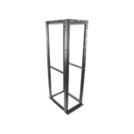 Rack de Cuatro Postes Estándar de 19", Rieles Numerados y Roscados #12-24, Profundidad Máxima de 30 in, 45 Unidades de Rack, Color Negro - Image 5