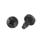 Tornillo de Unión a Tierra Con Formación de Rosca, #12-24 x 1/2, Color Negro, Bolsa de 100 Piezas