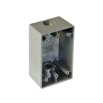 Caja Condulet FS de 1" ( 25.4 mm) con dos bocas a prueba de intemperie.