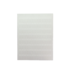 Hojas con 5000 Etiquetas Auto-Laminadas para Impresora L?ser/Inyecci?n de Tinta, para Cables de 3 a 7.1 mm de Di?metro (12 - 10 AWG), Color Blanco