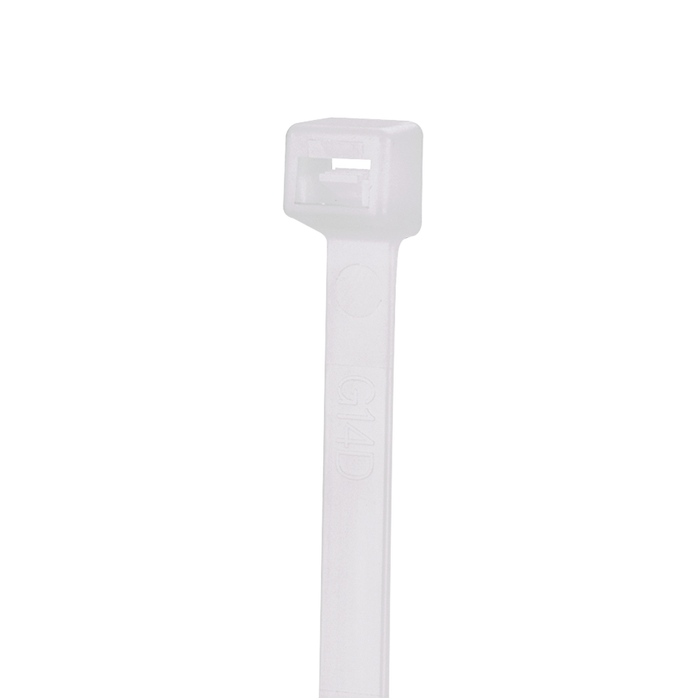 Cincho de Nylon 6.6 StrongHold™, 160mm largo x 2.5mm ancho, Color Natural, Plenum, Paquete de 100pz