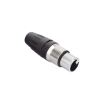 Conector hembra XLR de 3 núcleos con carcasa de acero inoxidable y contactos chapados en oro - Image 7