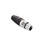 CONECTOR MACHO XLR DE 3 NÚCLEOS CON CARCASA DE ACERO INOXIDABLE Y CONTACTOS CHAPADOS EN ORO - Image 6