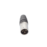 CONECTOR MACHO XLR DE 3 NÚCLEOS CON CARCASA DE ACERO INOXIDABLE Y CONTACTOS CHAPADOS EN ORO - Image 7