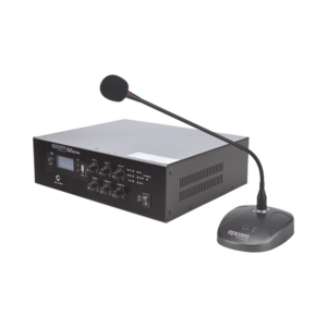 KIT de Amplificador de 120W Modelo SFB120 | más Micrófono de Escritorio Modelo SF621A