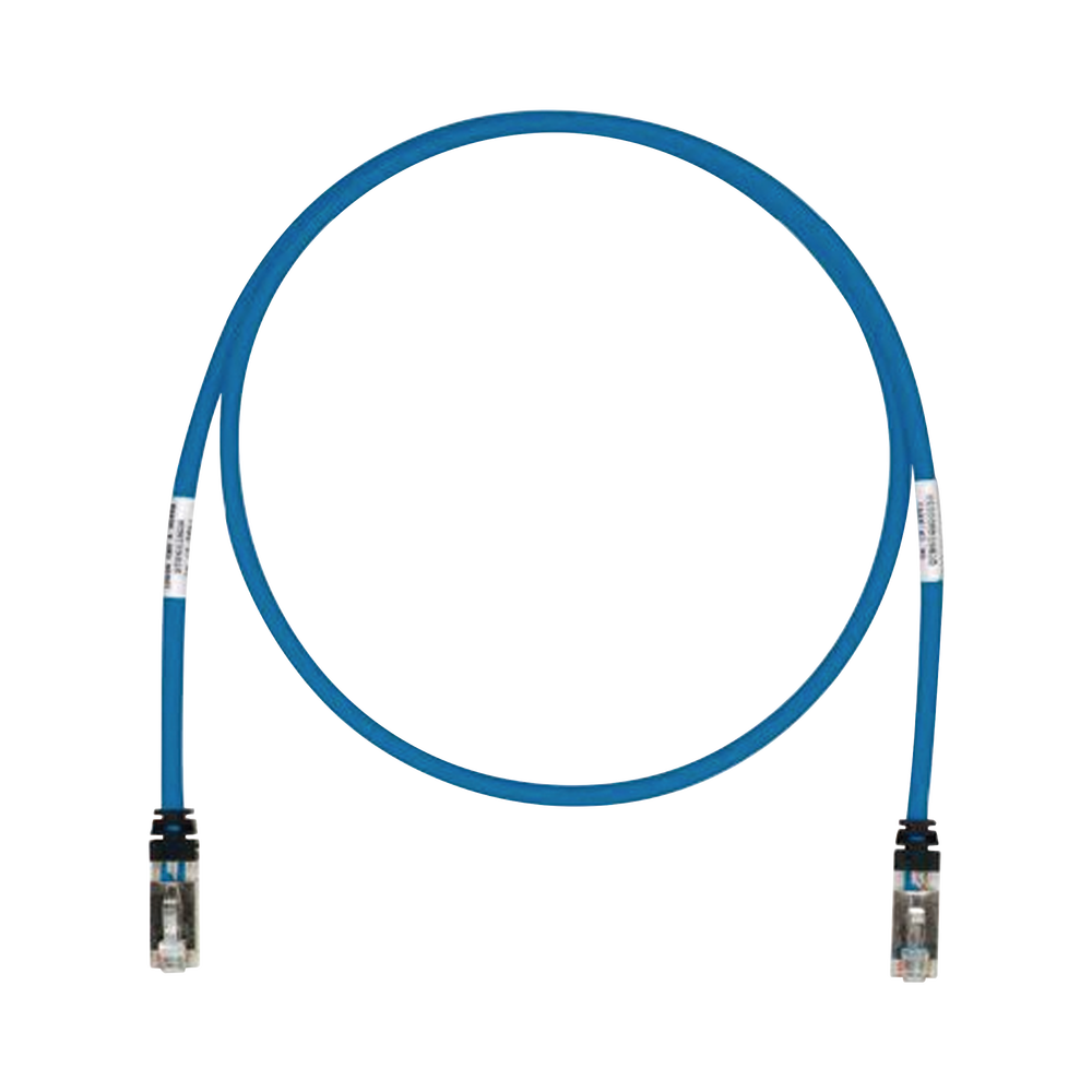 Patch Cord Cat6A, Blindado S/FTP, CM/LS0H, 3.05 Metros (10 Pies), Color Azul