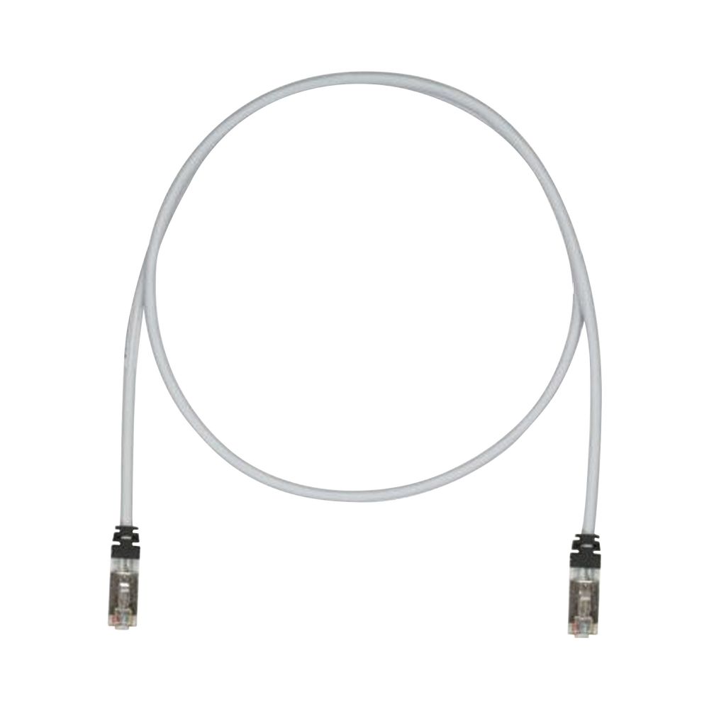 Patch Cord Cat6A, Blindado S/FTP, CM/LS0H, 4.57 Metros (15 Pies), Color Gris
