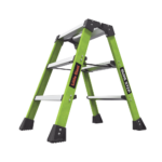 Escalera Plegable 2 Peldaños de Fibra de Vidrio / Tamaño 66 cm ( 2' 2"). - Image 2