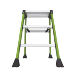 Escalera Plegable 2 Peldaños de Fibra de Vidrio / Tamaño 66 cm ( 2' 2"). - Image 4