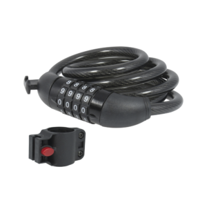 Candado de Cable de Combinación/ Longitud 120 cm / Nivel de seguridad 3/ Discos Programables.