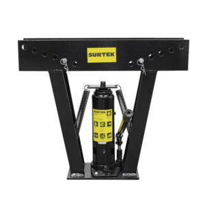 Doblatubos hidráulico de 1/2" a 2" incluye dados con medidas, capacidad 12 toneladas.