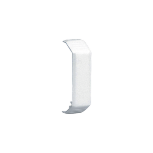 Unión recta de tapa, para uso con canaleta T45, Material PVC Rígido, Color Blanco Mate