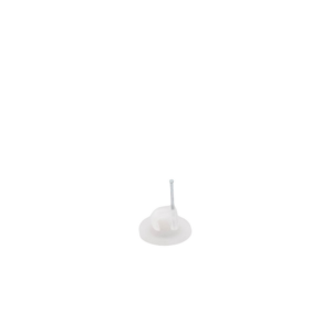 Grapa para cable redondo de 5mm color transparente (100pzs) (3102-00100)