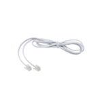 Cable Telef?nico RJ11, Plano, Color Blanco, 1.5 Metros (4.92 Pies)