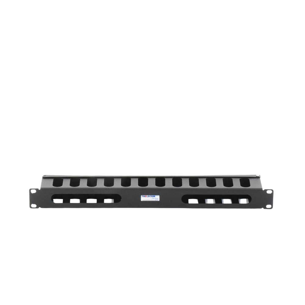 Organizador de cables horizontal de 19", 1UR