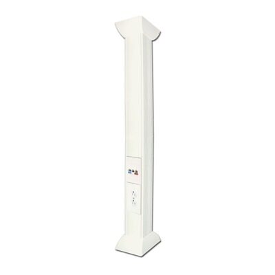 Pole Blanco de 3 Metros (9.84 Pies) para Instalaciones El?ctricas, Voz y Datos, No Incluye Accesorios, Se Venden por Separado los Modelos TEK100DUPLEX (Accesorios de Fijaci?n y Contacto Duplex) y TEK100UNI (Soporte y Tapa Universal) (13000-01000)