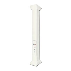 Pole Blanco de 3 Metros (9.84 Pies) para Instalaciones El?ctricas, Voz y Datos, No Incluye Accesorios, Se Venden por Separado los Modelos TEK100DUPLEX (Accesorios de Fijaci?n y Contacto Duplex) y TEK100UNI (Soporte y Tapa Universal) (13000-01000)