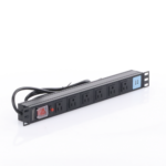 Tomacorriente Horizontal (PDU) de 6 contactos (NEMA 5-15R) + 2 USB para instalación en Rack de 19", 1UR, 125 Vca/ 15 A (THE0040091001001) - Image 4