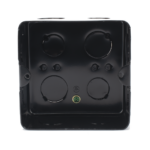 Caja de Registro de Acero Galvanizado, 10x10 cm (3.94x3.94 Pulgadas), Color Negro (11000-00000) - Image 2