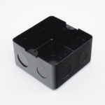 Caja de Registro de Acero Galvanizado, 10x10 cm (3.94x3.94 Pulgadas), Color Negro (11000-00000) - Image 3