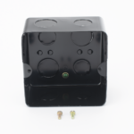 Caja de Registro de Acero Galvanizado, 10x10 cm (3.94x3.94 Pulgadas), Color Negro (11000-00000) - Image 5