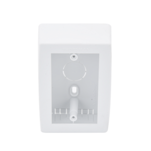 Caja de Registro Universal, Color Blanco de PVC Auto Extinguible (7902-02001)