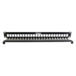 Patch Panel TERA-MAX Blindado de 24 Puertos, Modular (Vac?o), Plano, Color Negro, 1UR - Image 3