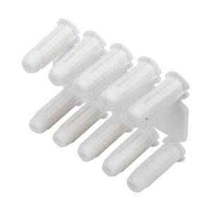 Taquete blanco 3/16" para tornillo 8mm x 3/4" (100pzs) (1101-01100)