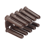 Taquete cafe 5/16" para tornillo 10mm x 1 3/4" (100pzs) (1104-04100) - Image 2