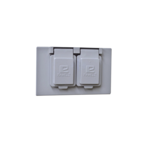 Tapa Dúplex Horizontal con Contratapa / Auto-cierre de aluminio Tipo RR / Placa Intemperie