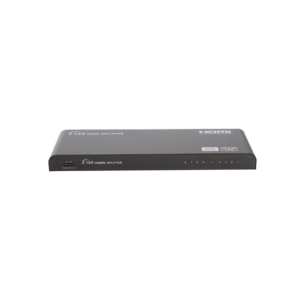 Divisor (Splitter) HDMI 4K de 1 Entrada a 8 Salidas (Simultaneas) / Soporta 4K×2K / Ajuste de resoluciones EDID / HDR / HDMI 2.0 /  HDCP 2.2  / Permite mezclar pantallas en 4K y 1080P